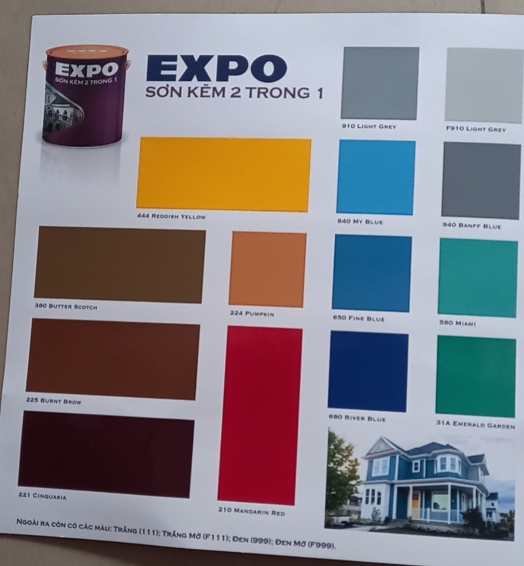 Mã màu sơn expo: Khám phá mã màu sơn expo với hàng trăm lựa chọn màu sắc đa dạng và độc đáo, giúp bạn tha hồ sáng tạo và trang trí cho ngôi nhà của mình thêm phong phú.
