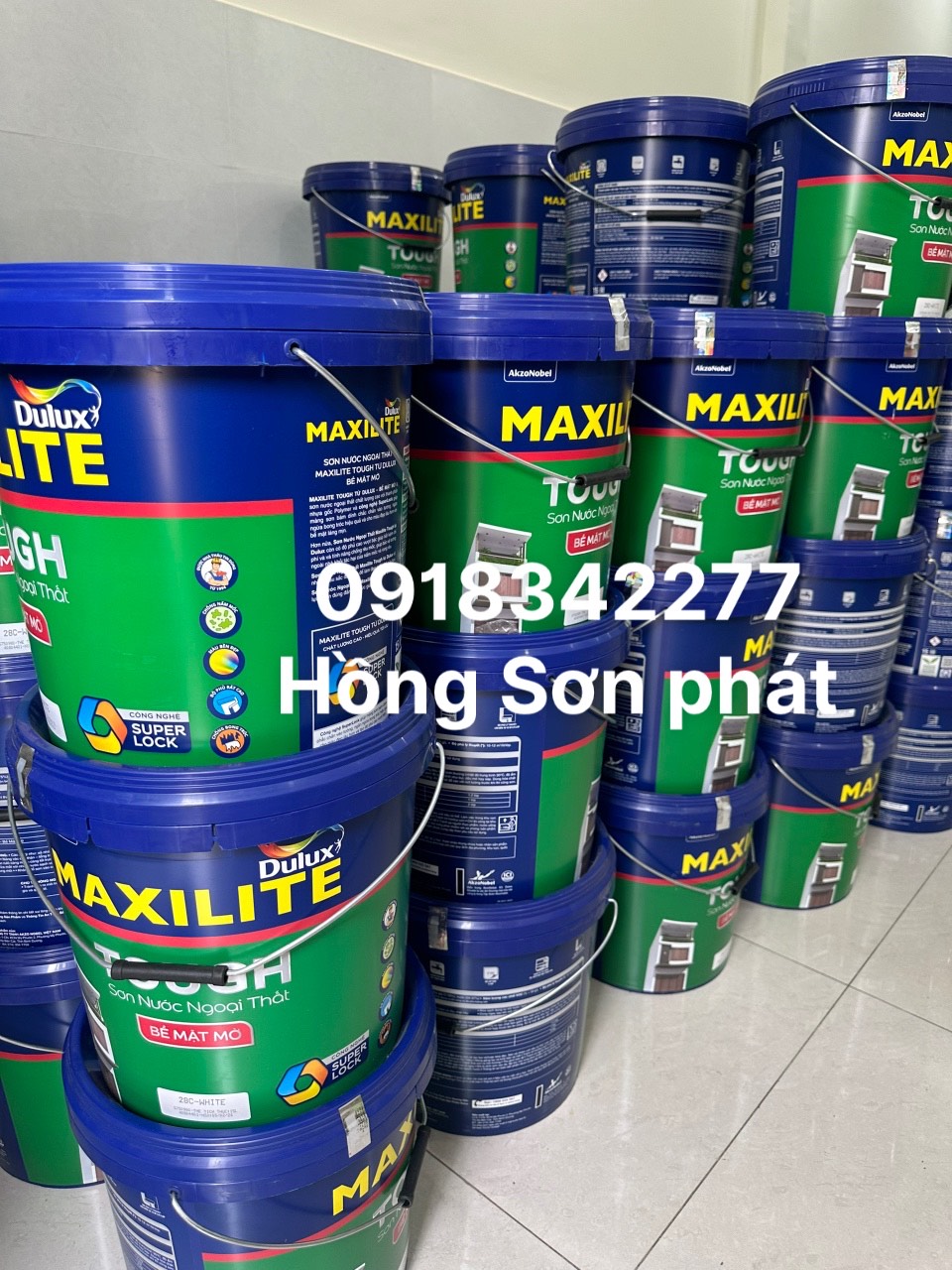 Sơn Ngoại Thất Maxilite Tough 28C Bề Mặt Mờ 5L