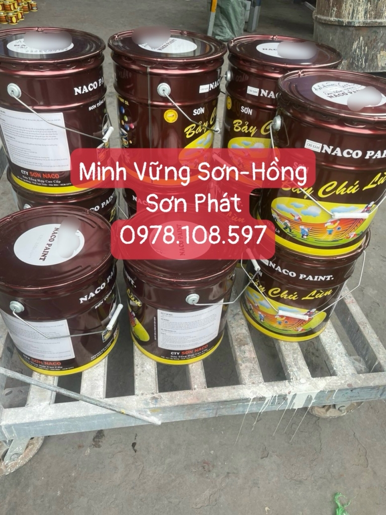 Sơn Kẽm Màu Đỏ Pccc Naco Bảy Chú Lùn Giá Rẻ