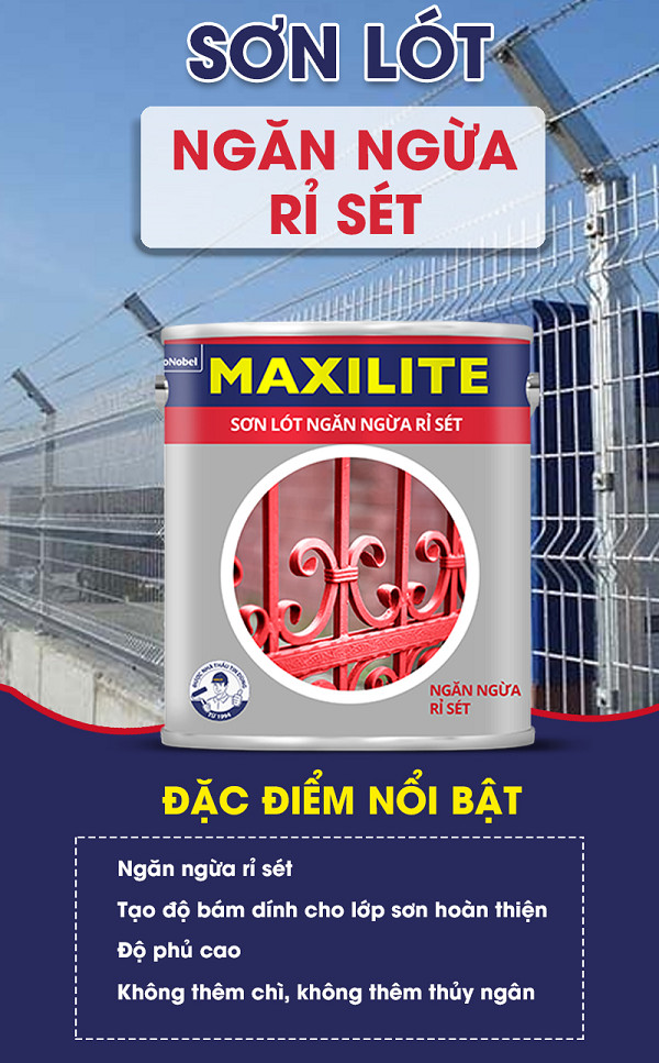 Sơn Maxilite Ngăn Ngừa Rỉ Sét 