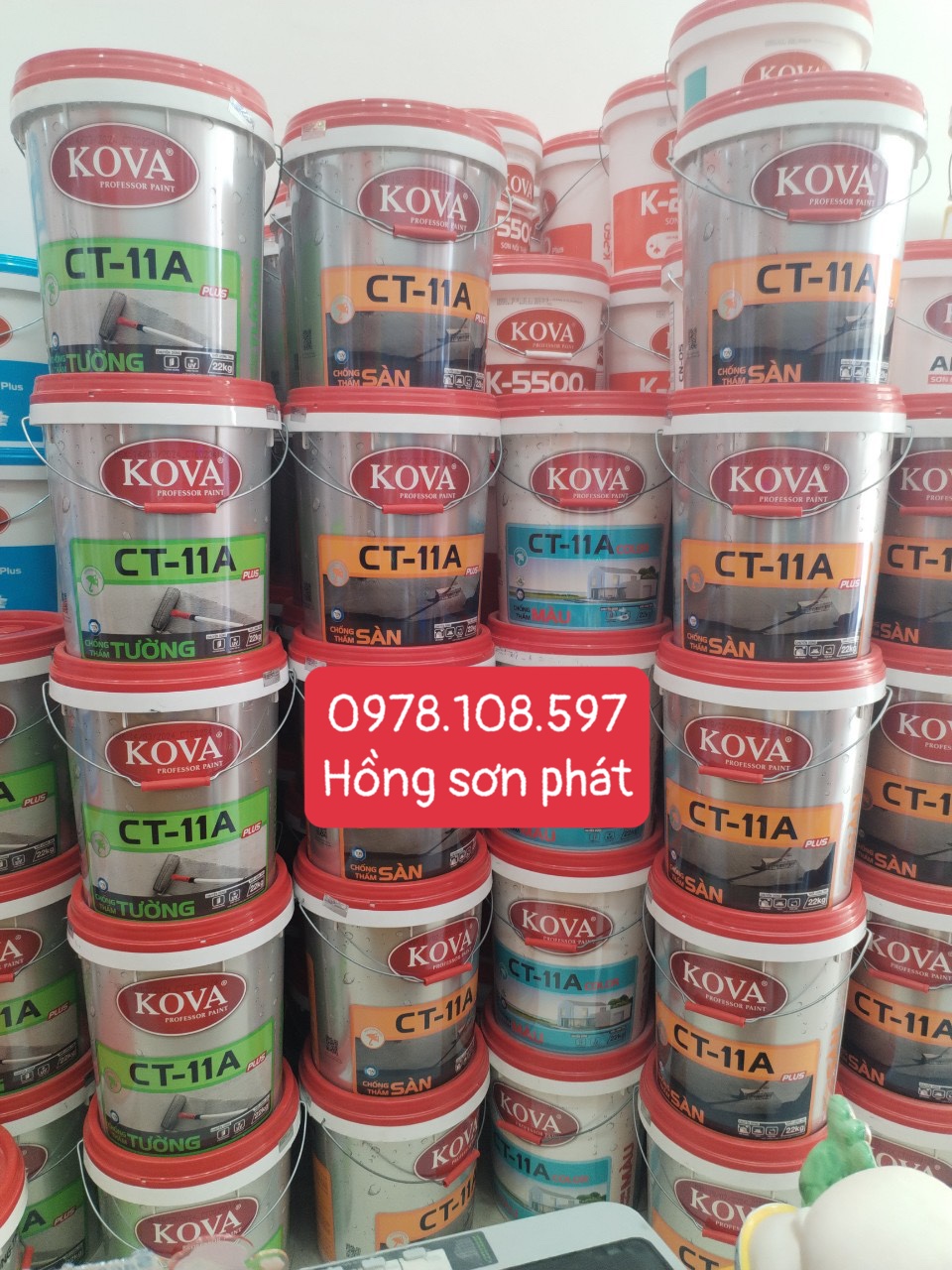 Chất Chống Thấm Kova CT 11A Plus Tường Cao Cấp Giá Rẻ