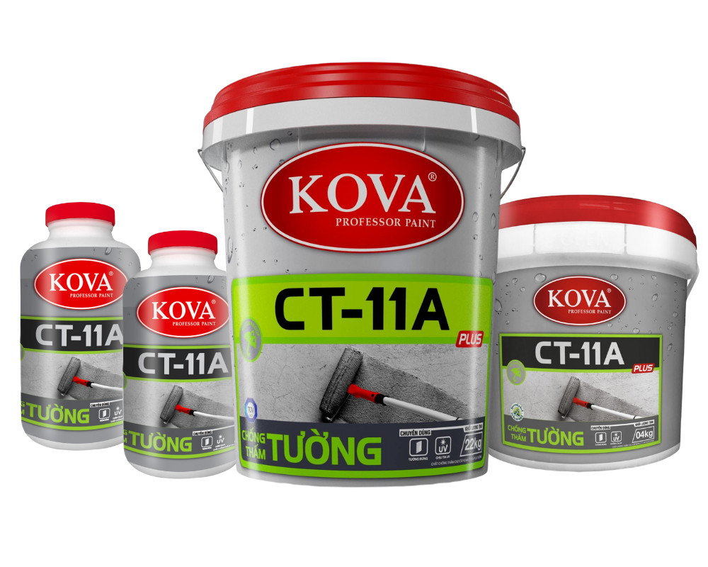 Chất Chống Thấm Kova CT 11A Plus Tường Cao Cấp Giá Rẻ