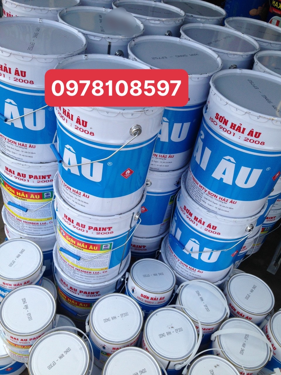 Sơn Hải Âu Epoxy Màu Xám EP3761 Hai Thành Phần