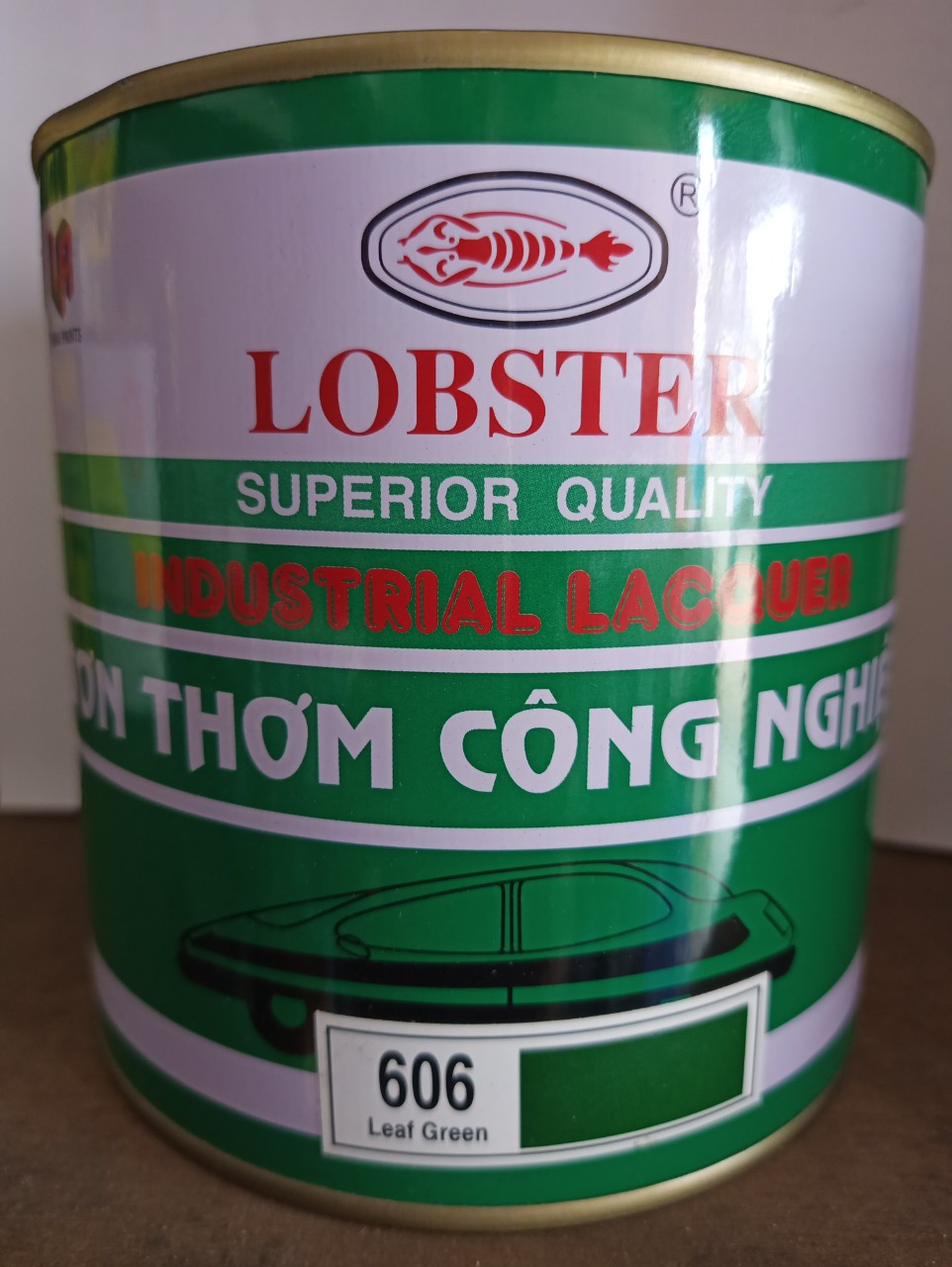 Sơn Thơm Lobster Màu Đen Mờ 613 Flat Black lon 3 lít