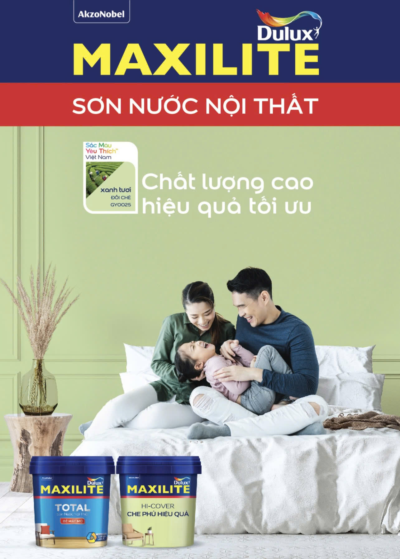 Sơn Nội Thất Maxilite Trắng Che Phủ Hoàn Thiện MK14