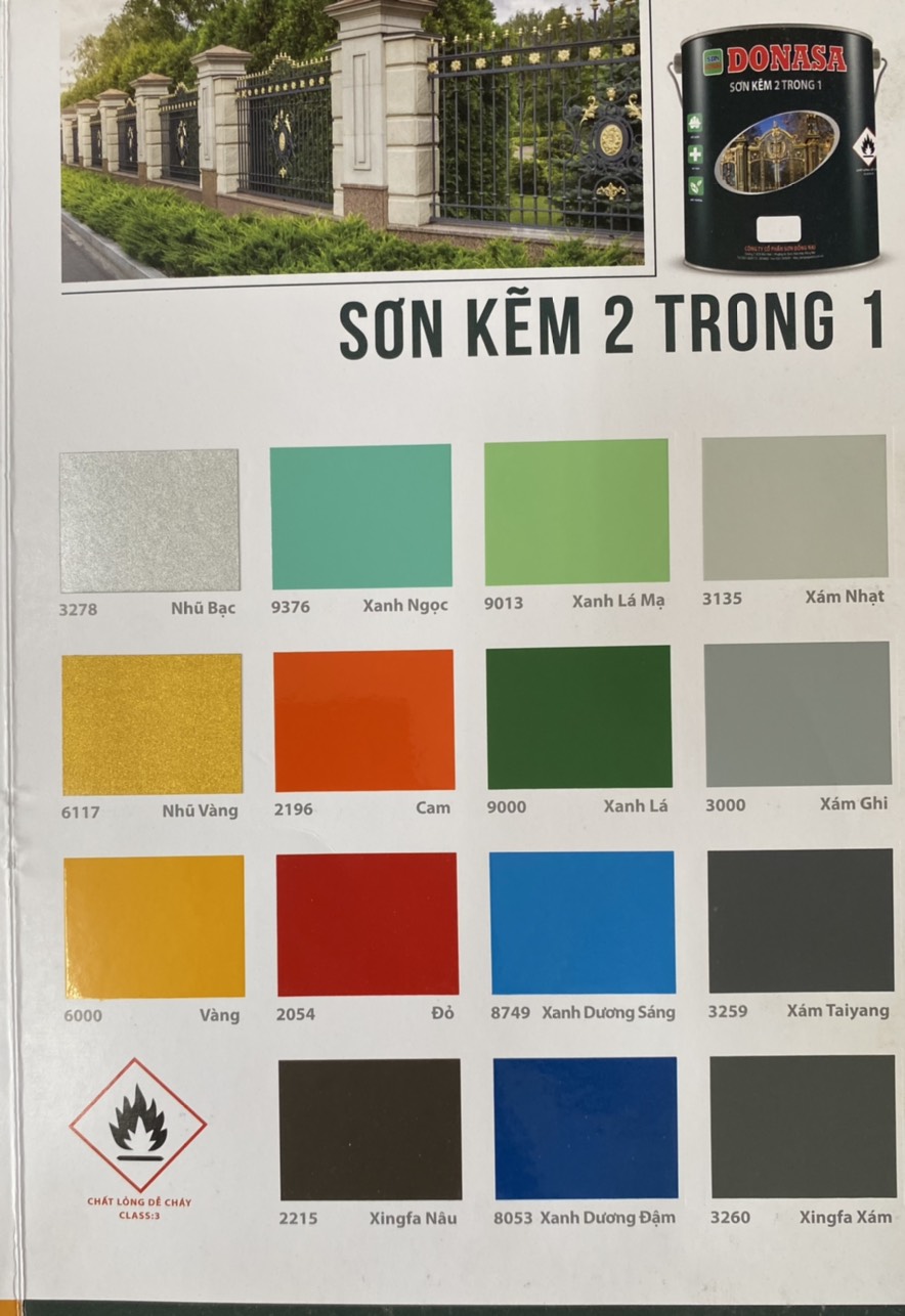 Sơn Mạ Kẽm Donasa 2 Trong 1 Giá Rẻ Tại Tân Phú TPHCM