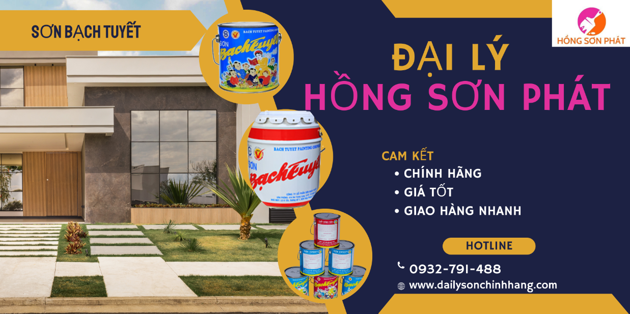 Đại lý sơn Bạch Tuyết Hồng Sơn Phát