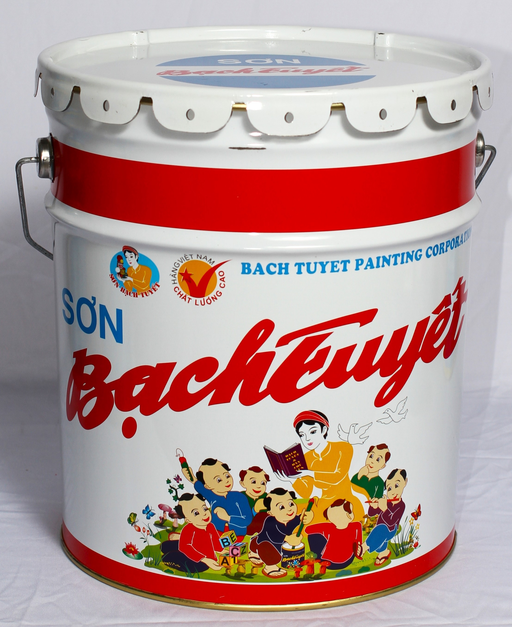 Sơn dầu Alkyd Bạch Tuyết thùng 16Kg