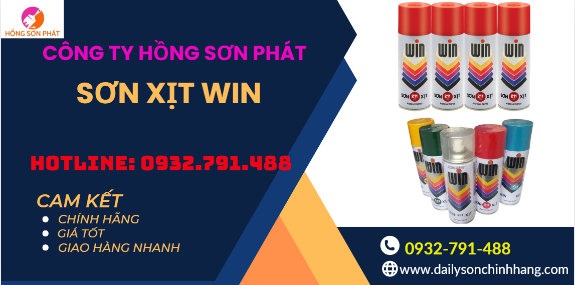 Cửa Hàng Sơn Xịt Win Giá Rẻ Tại Tp HCM Năm 2025