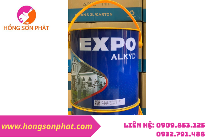 Sơn dầu alkyd Expo lon 3L Màu P444