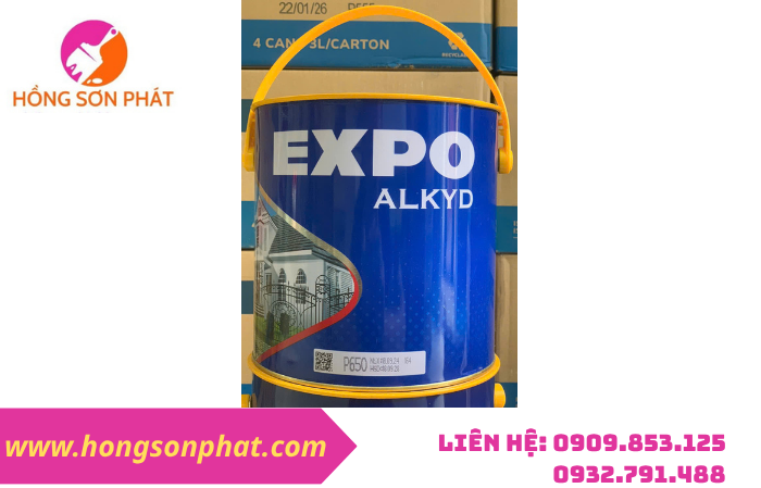 Sơn dầu alkyd Expo lon 3L màu P650