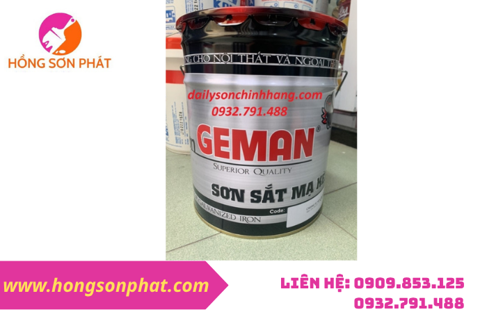 Sơn Kẽm Geman Thùng 20Kg Giá Sỉ Giá Rẻ Nhất HCM