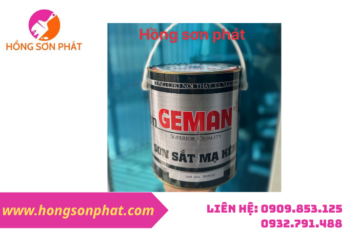 Sơn Mạ Kẽm Geman Lon 3Kg Giá Sỉ Giao Hàng Miễn Phí Tại HCM