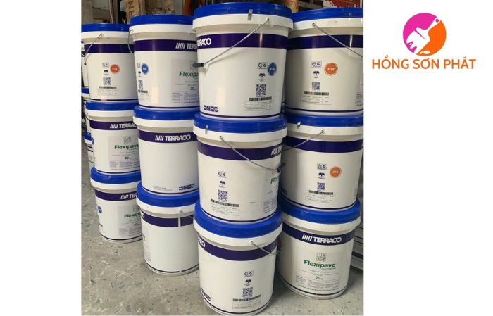 Đại Lý Sơn Lót Sân Thể Thao Terracco Flexipave Concrete Primer Thùng 18KG