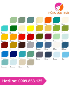 Bảng màu sơn dầu Rainbow năm 2026