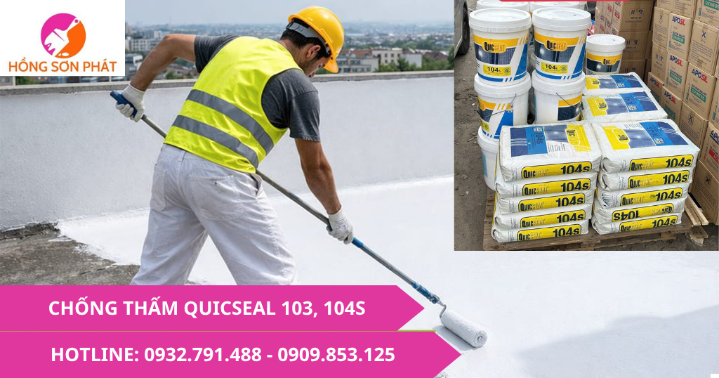 Phân Phối Chống Thấm Quicseal 104S Gốc Xi Măng Giá Rẻ Tại HCM