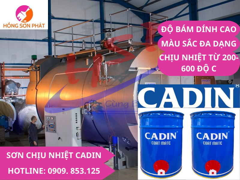 Cửa hàng sơn chịu nhiệt Cadin 200 đến 600 độ.
