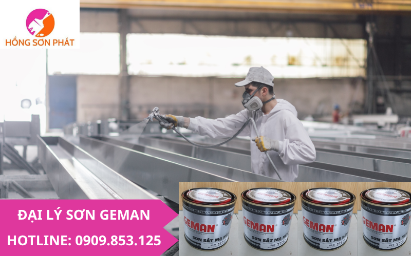 Sơn Sắt Mạ Kẽm Geman 1Tp Tiện Lợi Nhanh Khô