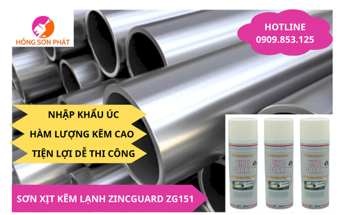 Kho Sơn Xịt Kẽm Lạnh ZincGuard ZG151 Chính Hãng Giá Rẻ