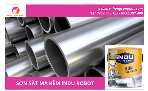 Sơn Sắt Mạ Kẽm iNDU Robot Giá Rẻ Tại HCM 2026