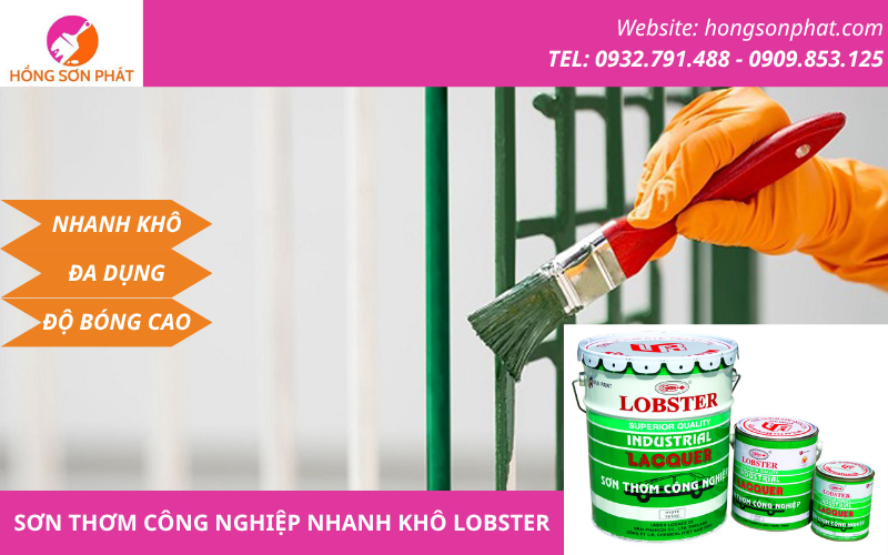 Sơn thơm công nghiệp nhanh khô Lobster giá rẻ tại tp Hồ Chí Minh