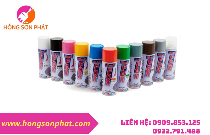 Sơn Xịt Redfox Thái Lan Giá Sỉ Giá Rẻ Tại HCM