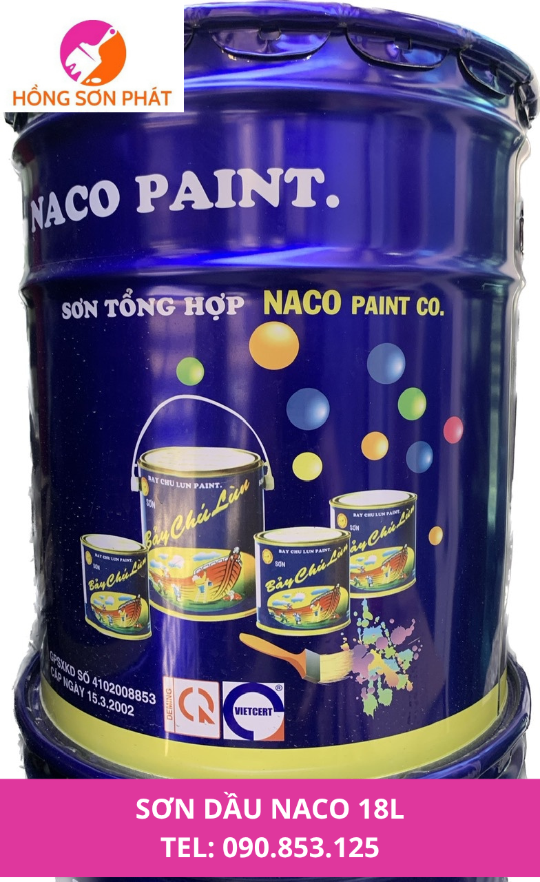 Đại Lý Sơn Dầu Naco Giá Sỉ Rẻ Nhất Cho Công Trình Cửa Hàng 2016