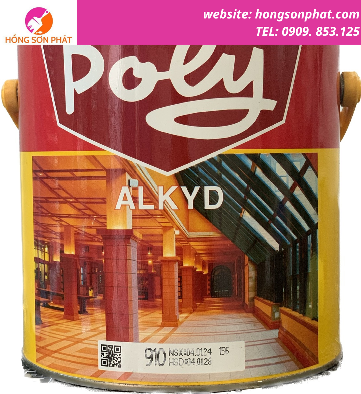 Sơn Dầu Poly Xám 910 Hàng Sẵn Giao Ngay Tại HCM